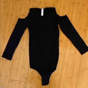 Commando Black Bodysuit One Piece